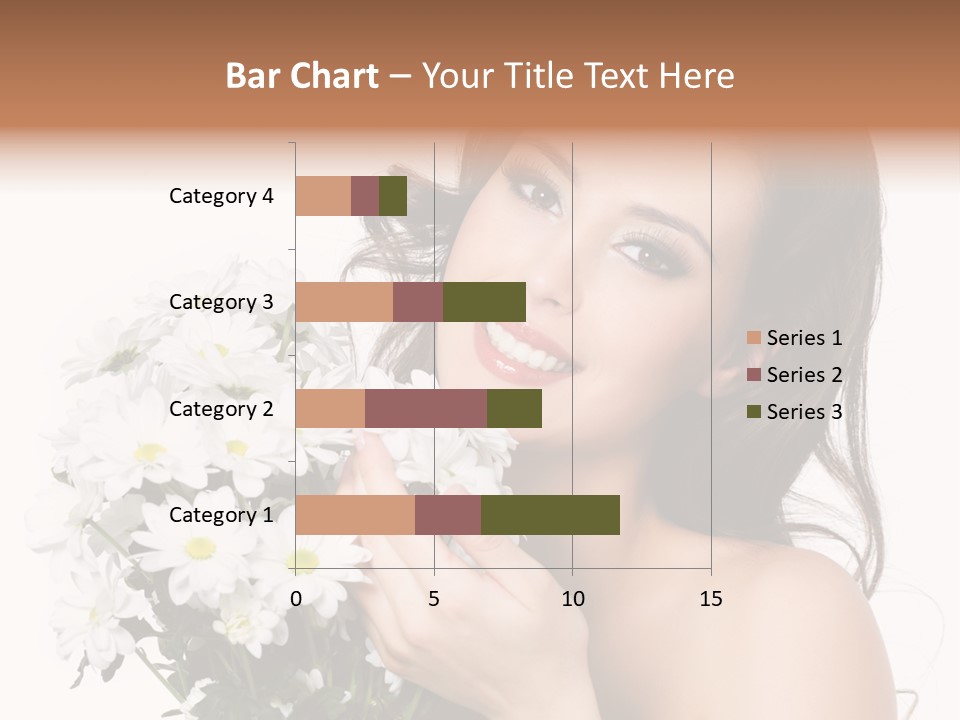 Isolated Copy Space Laughing PowerPoint Template