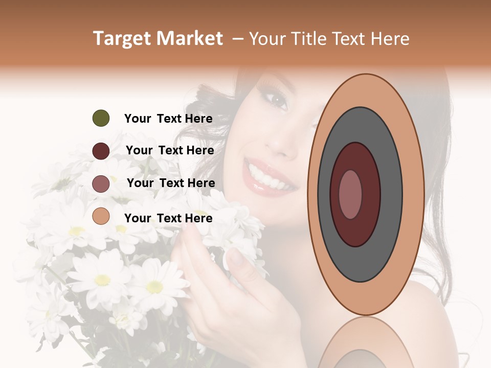 Isolated Copy Space Laughing PowerPoint Template