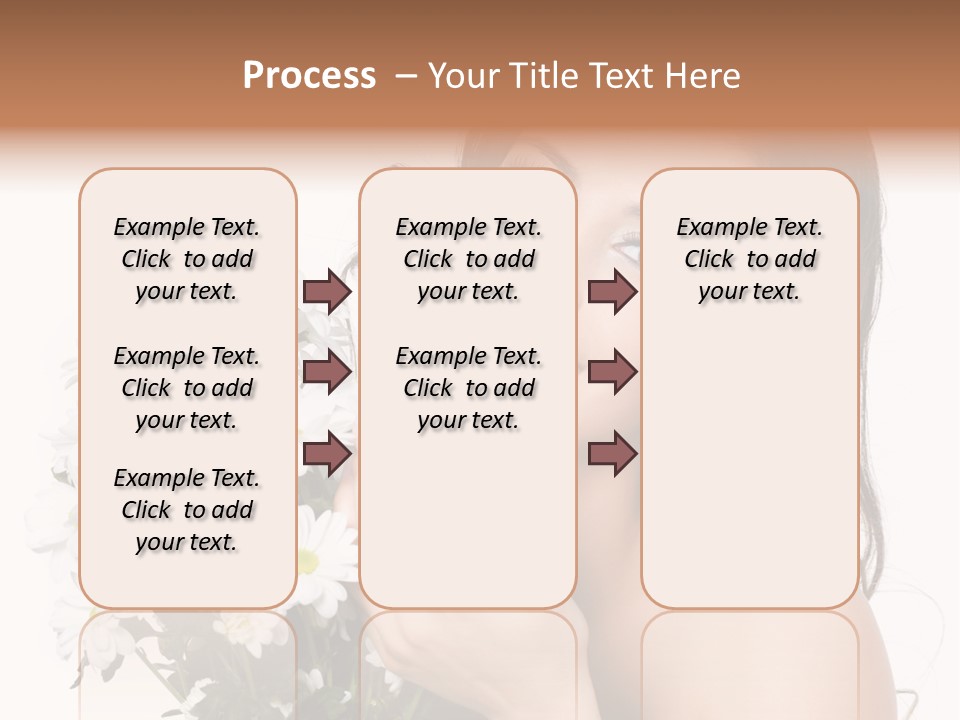 Isolated Copy Space Laughing PowerPoint Template