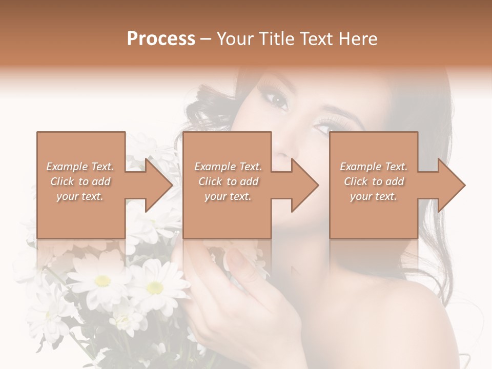 Isolated Copy Space Laughing PowerPoint Template