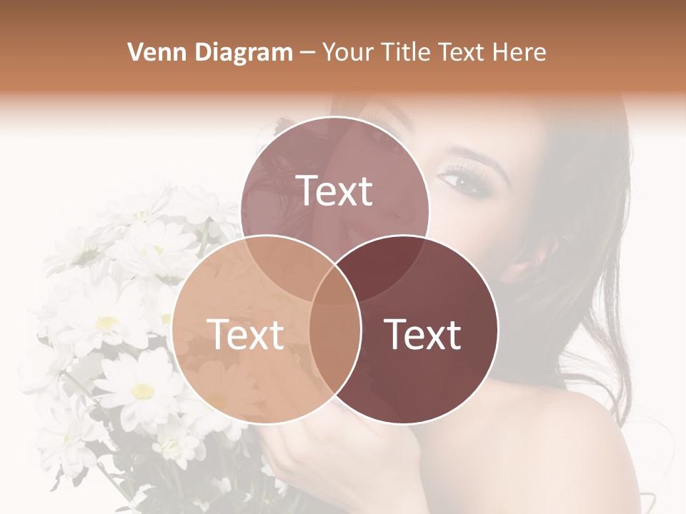 Isolated Copy Space Laughing PowerPoint Template