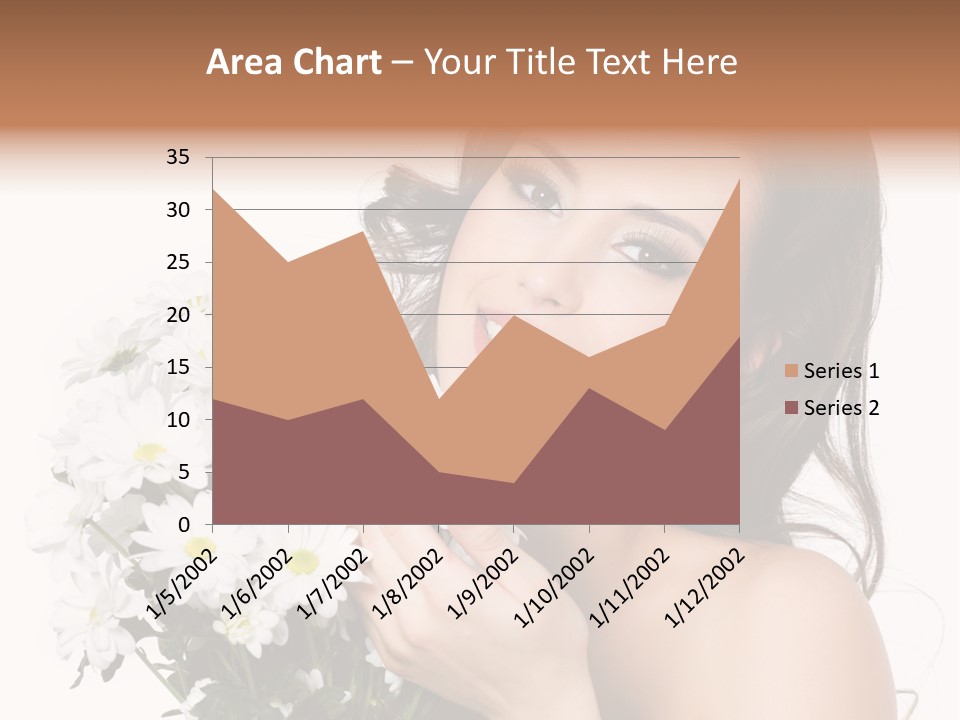 Isolated Copy Space Laughing PowerPoint Template