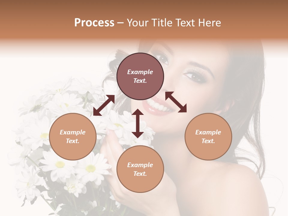 Isolated Copy Space Laughing PowerPoint Template