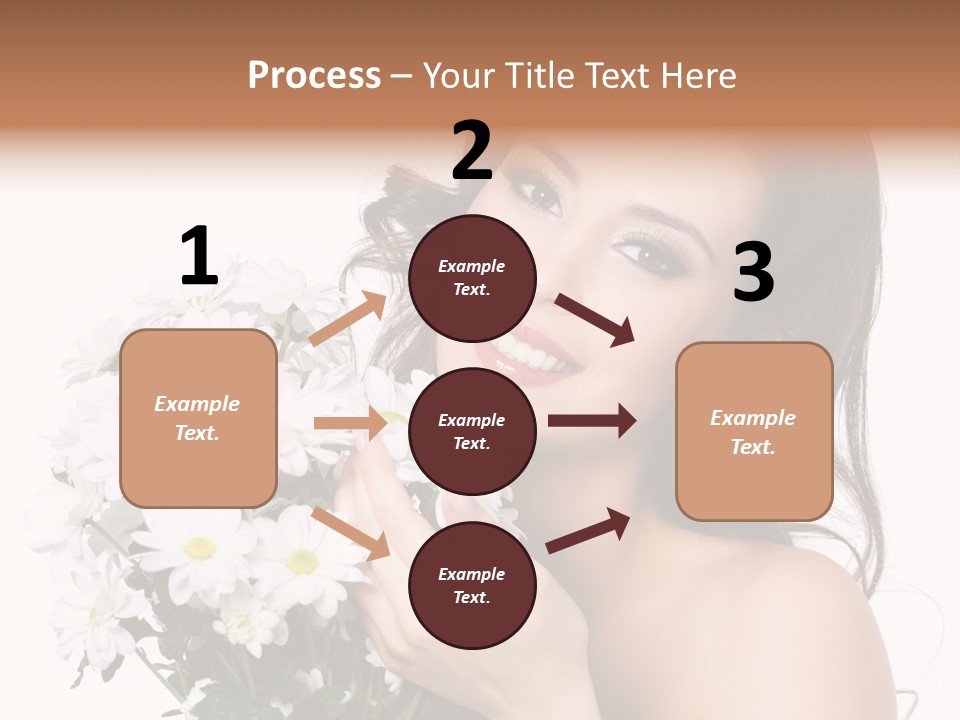 Isolated Copy Space Laughing PowerPoint Template