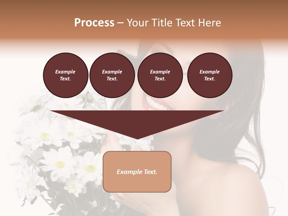 Isolated Copy Space Laughing PowerPoint Template