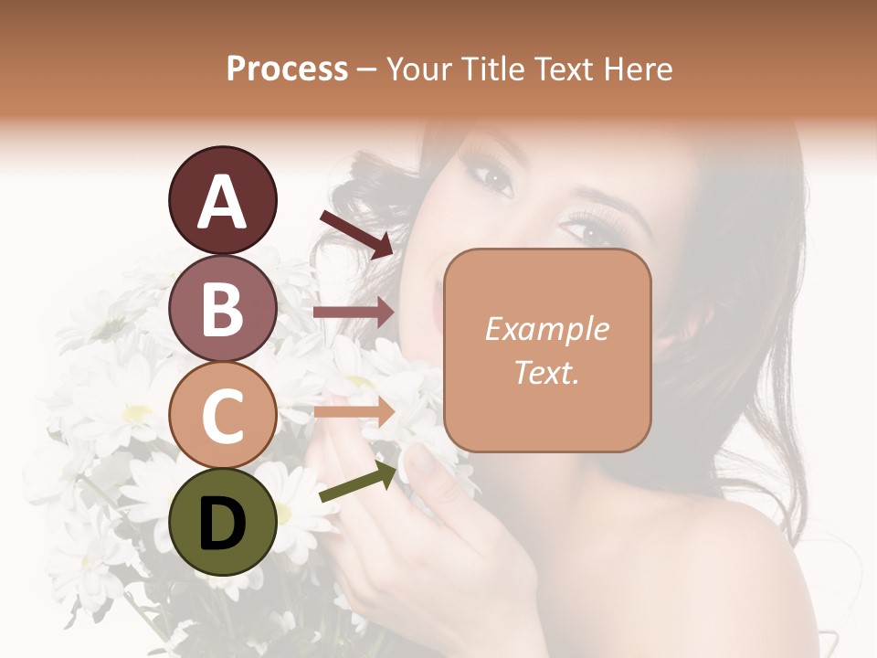 Isolated Copy Space Laughing PowerPoint Template