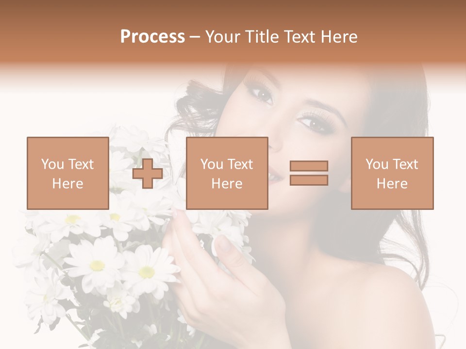 Isolated Copy Space Laughing PowerPoint Template