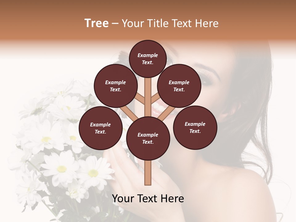 Isolated Copy Space Laughing PowerPoint Template