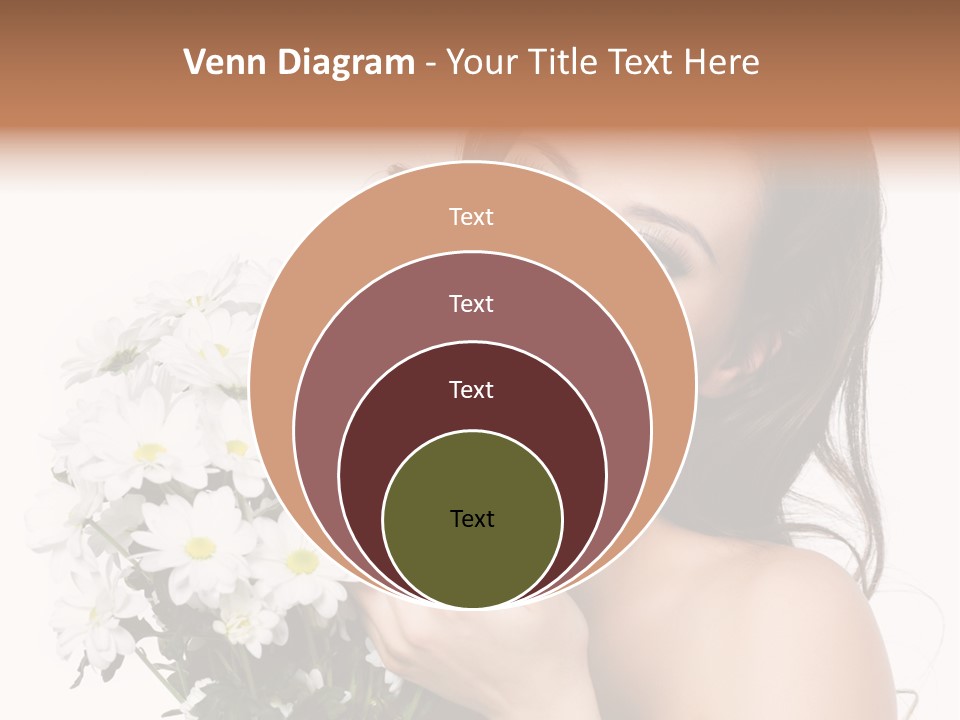 Isolated Copy Space Laughing PowerPoint Template