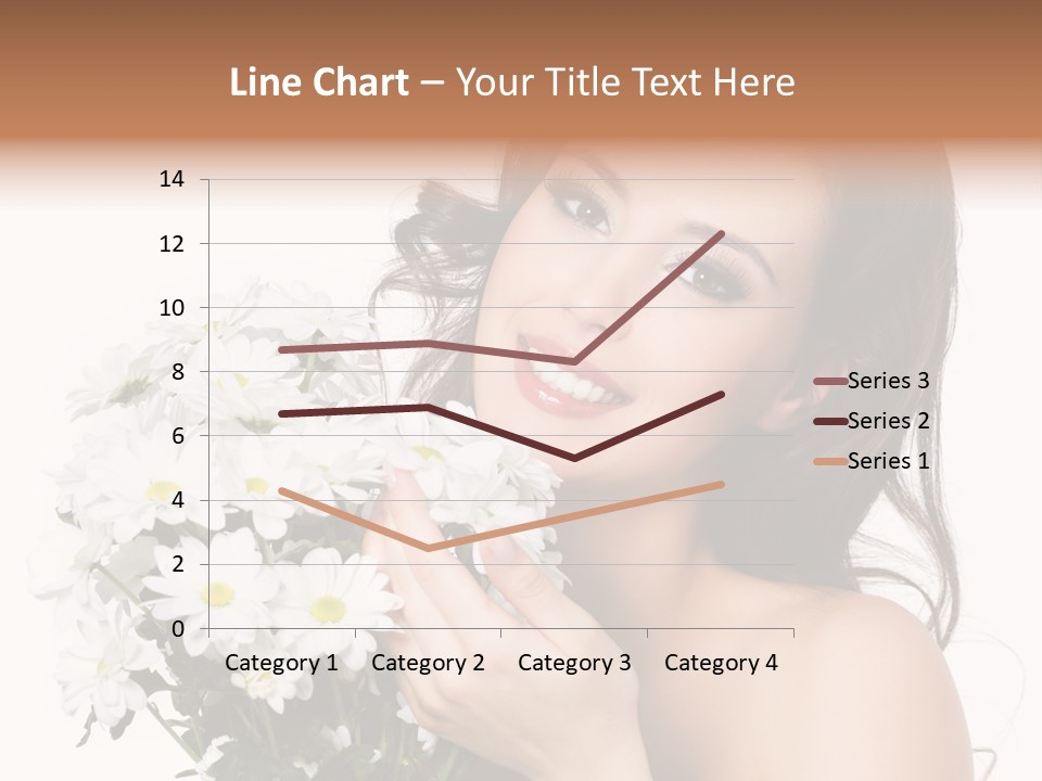 Isolated Copy Space Laughing PowerPoint Template