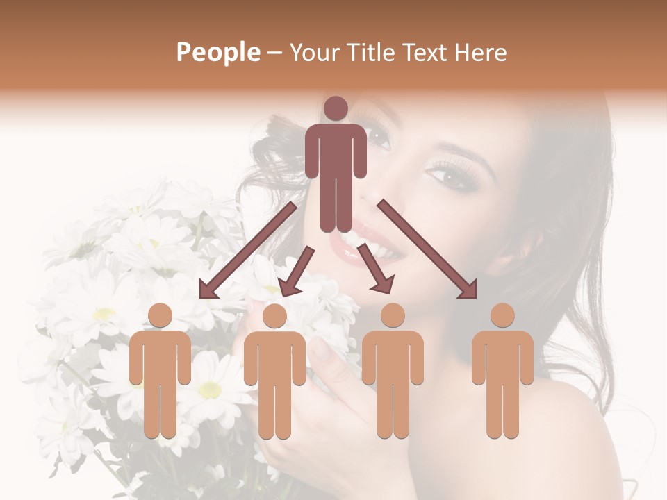 Isolated Copy Space Laughing PowerPoint Template