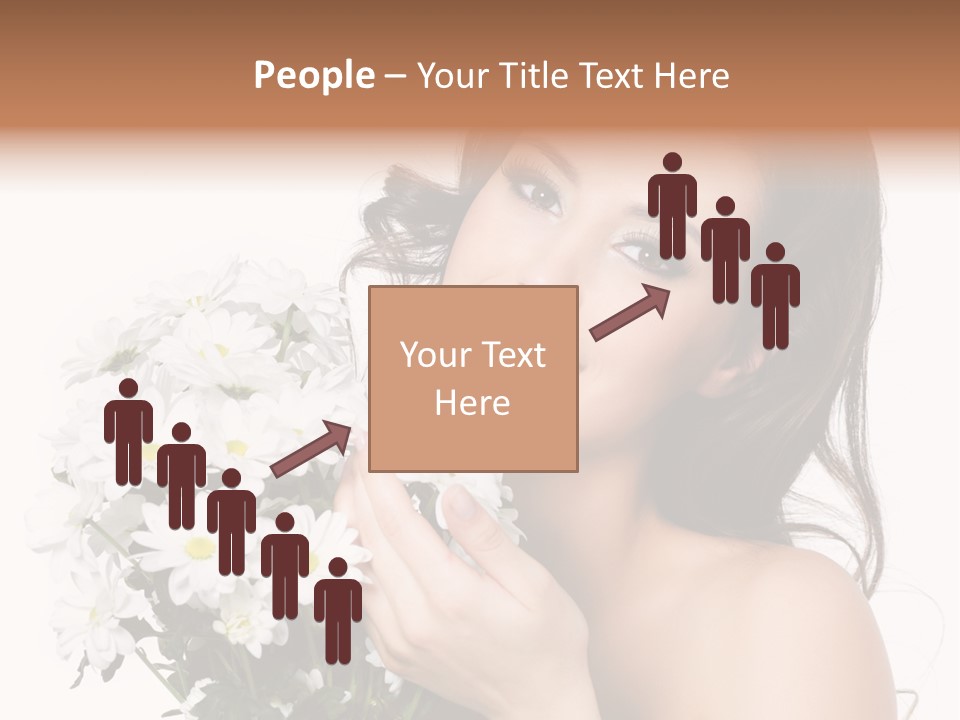 Isolated Copy Space Laughing PowerPoint Template