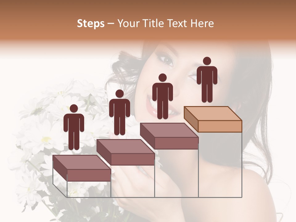 Isolated Copy Space Laughing PowerPoint Template