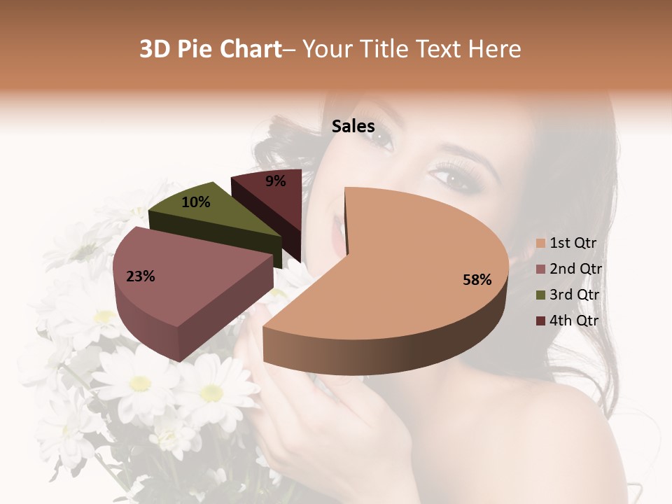 Isolated Copy Space Laughing PowerPoint Template