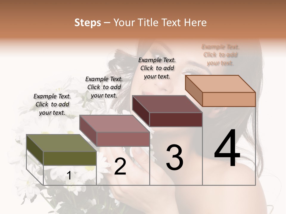 Isolated Copy Space Laughing PowerPoint Template