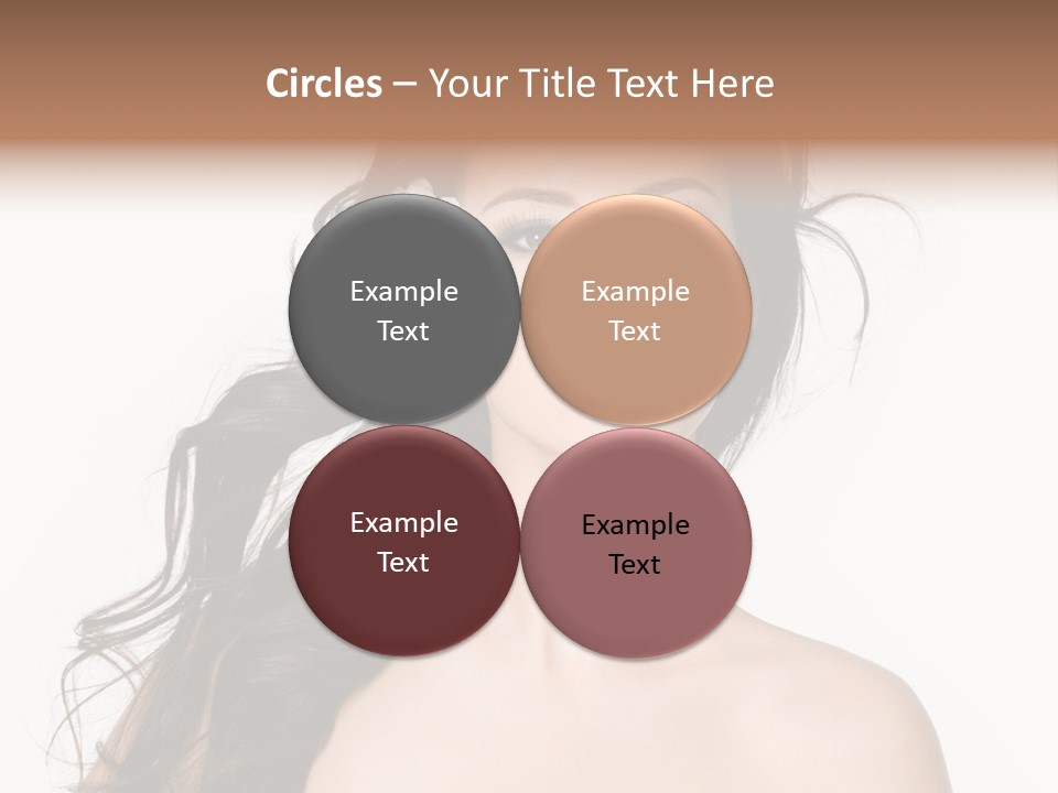 Isolated Flower Young PowerPoint Template