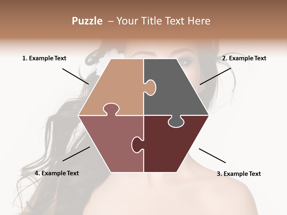 Isolated Flower Young PowerPoint Template