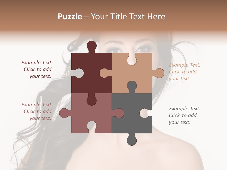 Isolated Flower Young PowerPoint Template