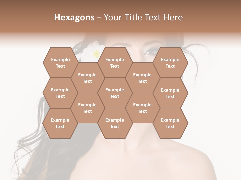 Isolated Flower Young PowerPoint Template