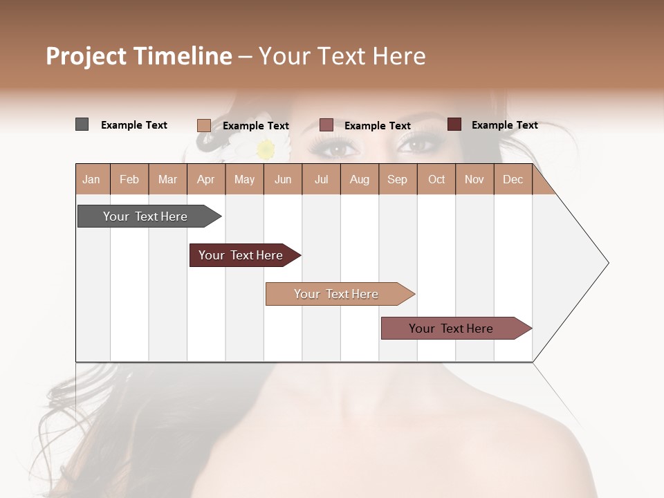 Isolated Flower Young PowerPoint Template