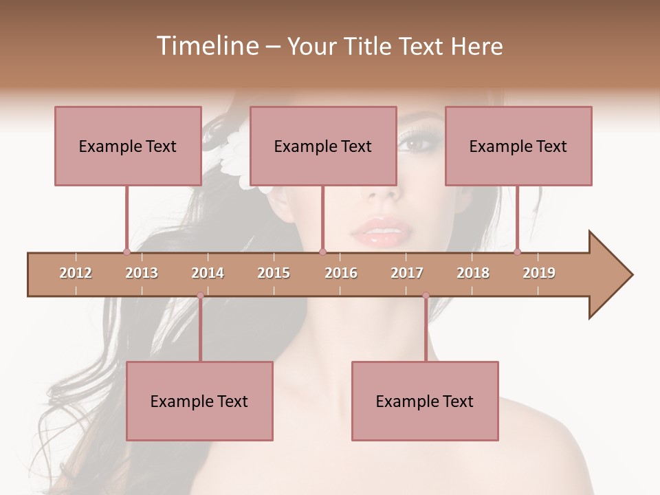 Isolated Flower Young PowerPoint Template