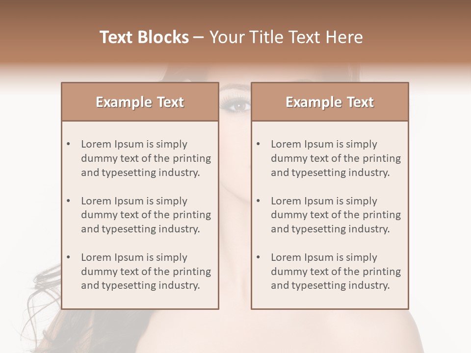 Isolated Flower Young PowerPoint Template