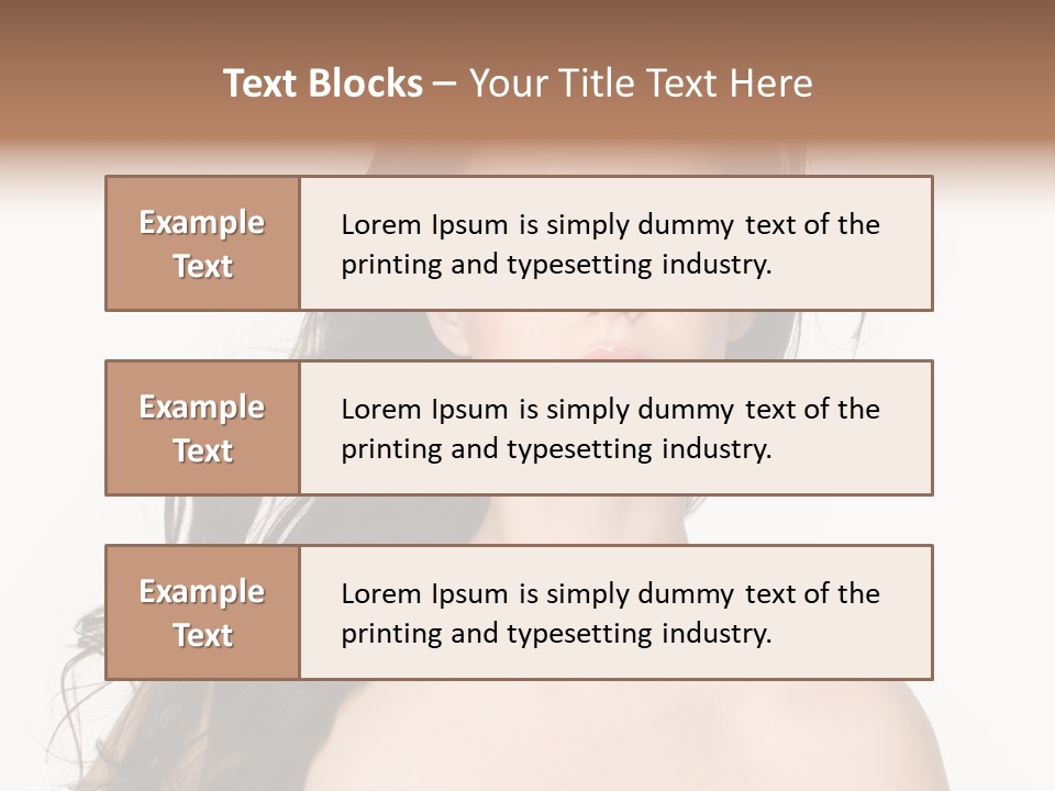 Isolated Flower Young PowerPoint Template