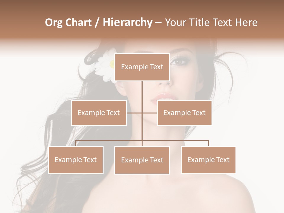 Isolated Flower Young PowerPoint Template