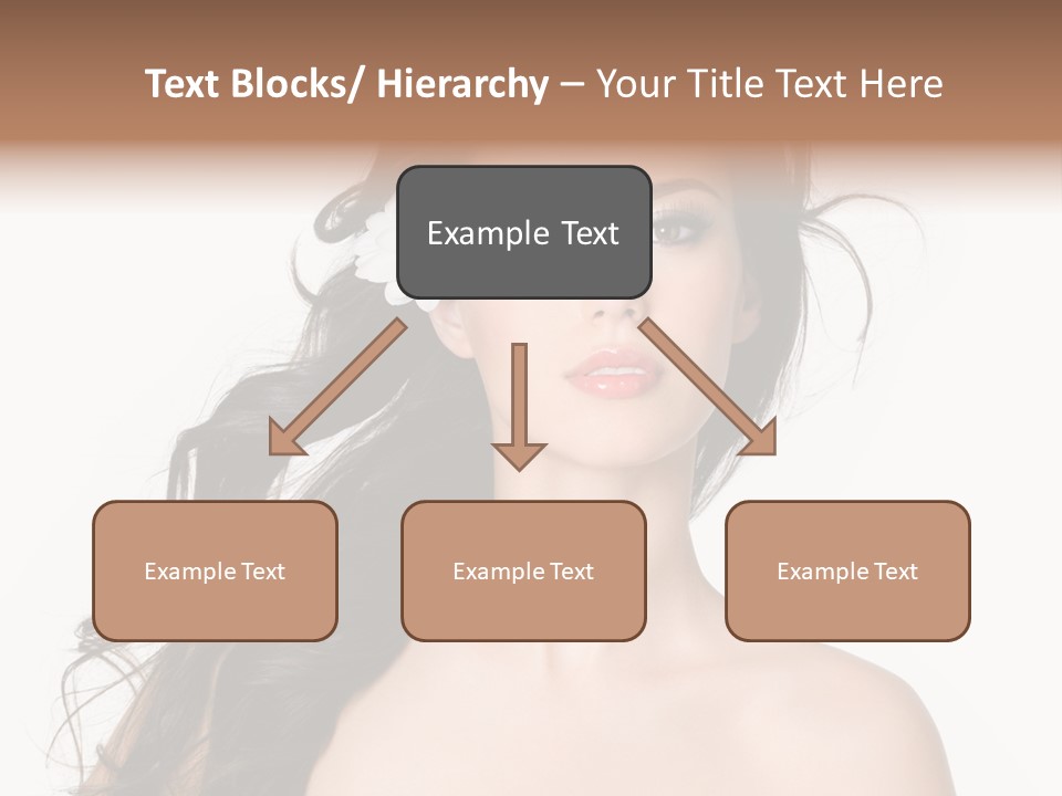 Isolated Flower Young PowerPoint Template