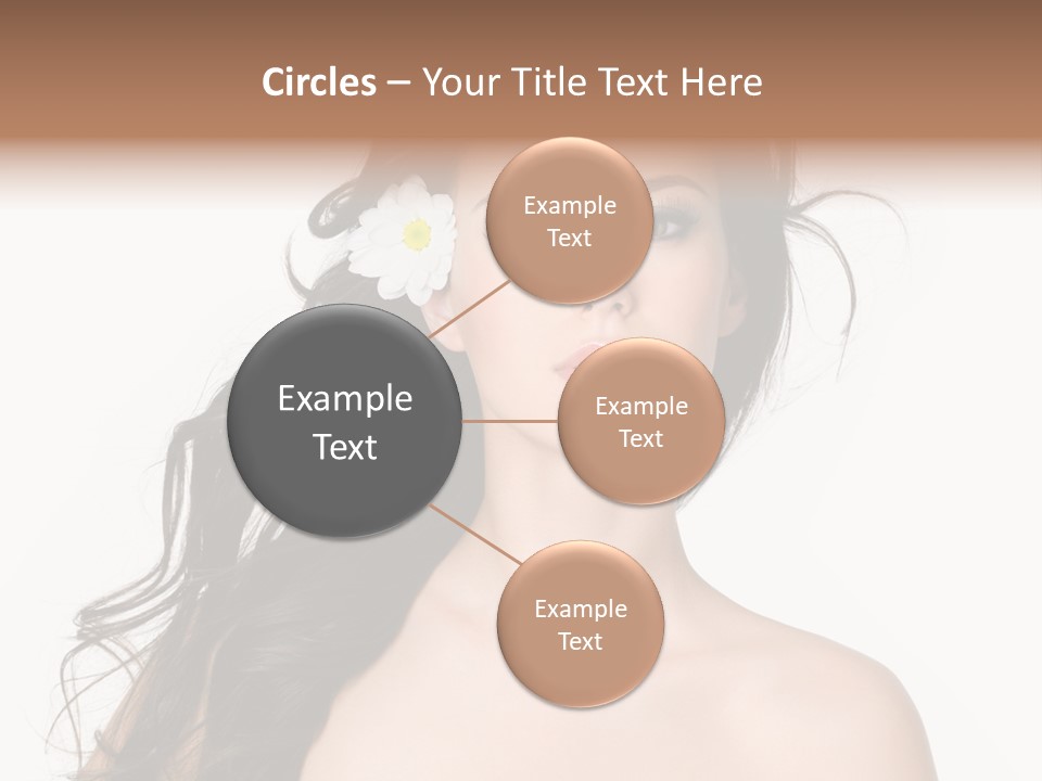 Isolated Flower Young PowerPoint Template