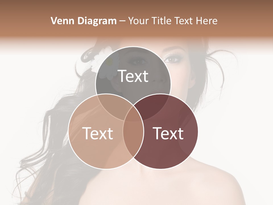 Isolated Flower Young PowerPoint Template