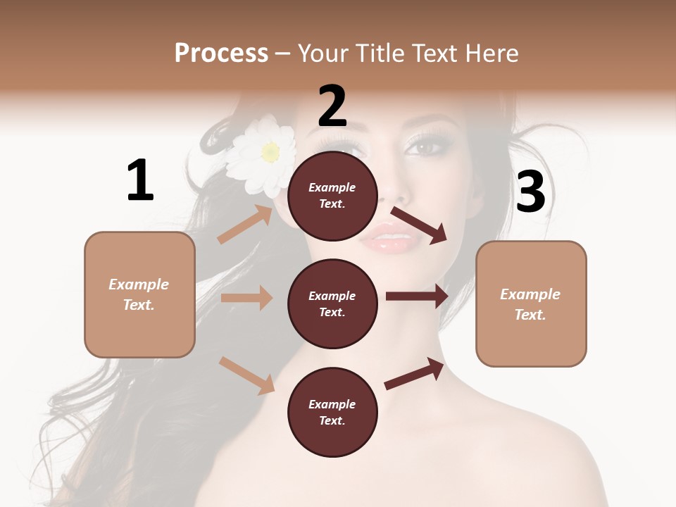 Isolated Flower Young PowerPoint Template