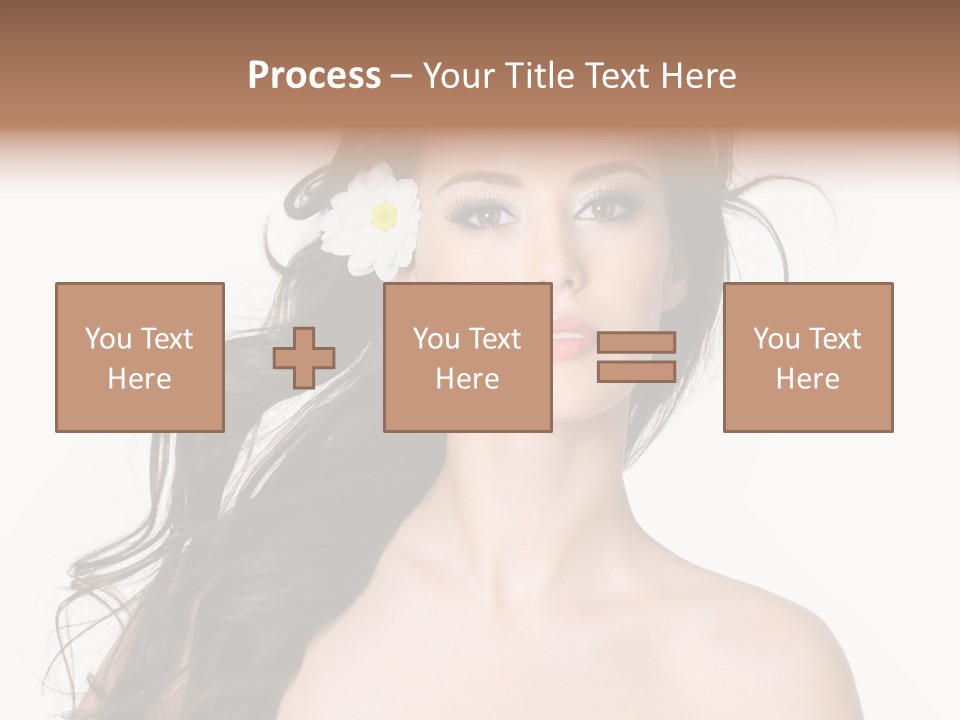 Isolated Flower Young PowerPoint Template