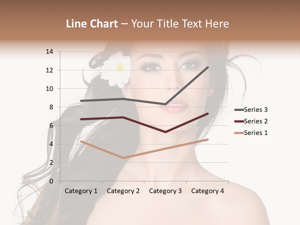 Isolated Flower Young PowerPoint Template
