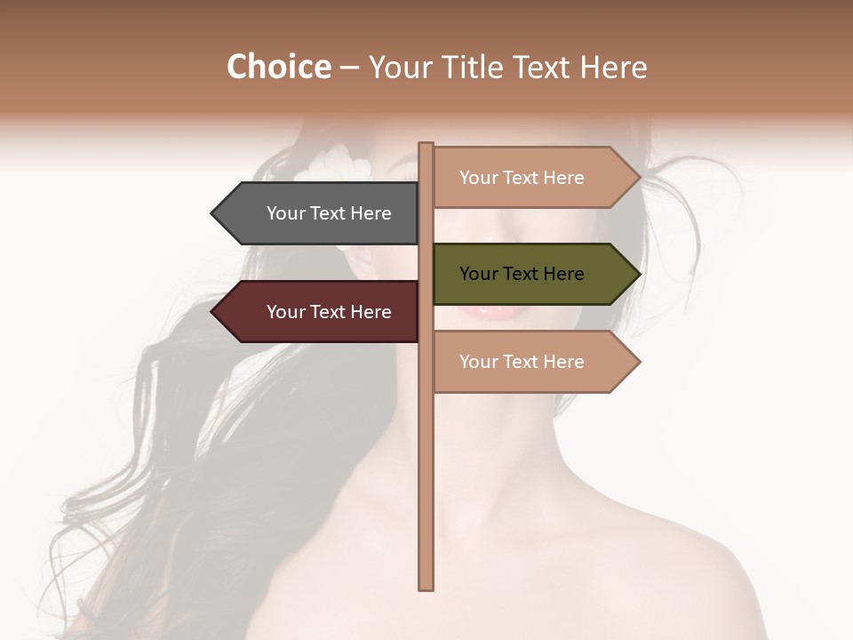 Isolated Flower Young PowerPoint Template