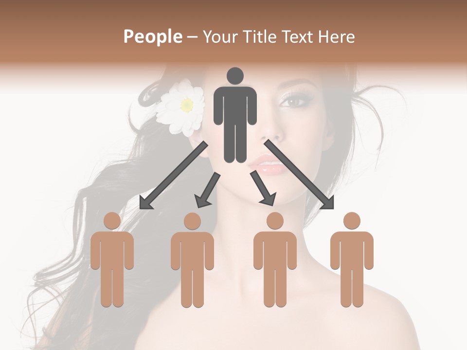 Isolated Flower Young PowerPoint Template