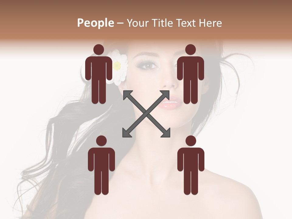 Isolated Flower Young PowerPoint Template