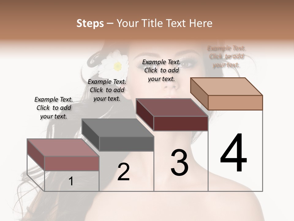 Isolated Flower Young PowerPoint Template