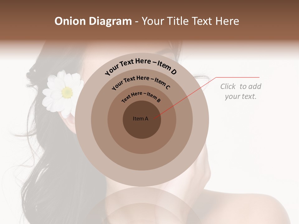 Female Beauty Isolated PowerPoint Template