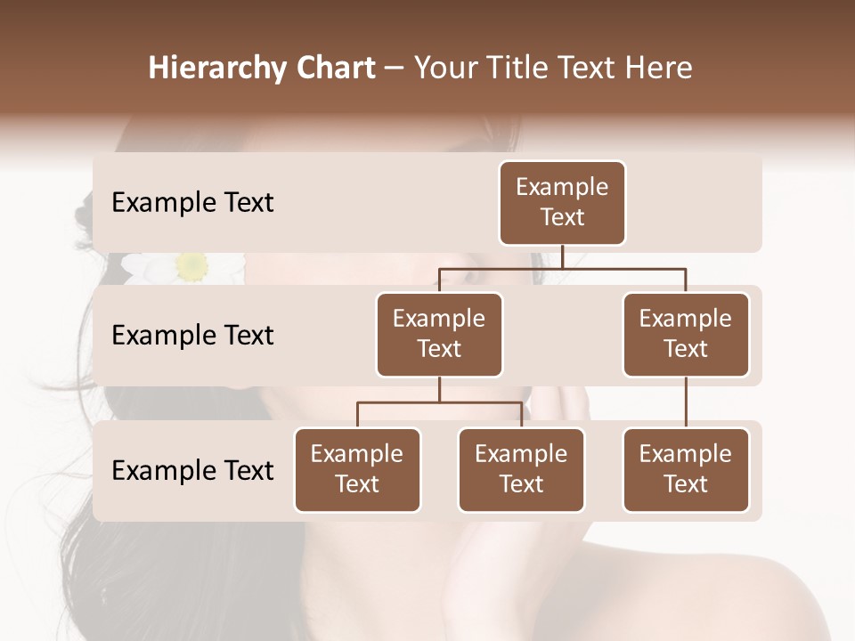 Female Beauty Isolated PowerPoint Template