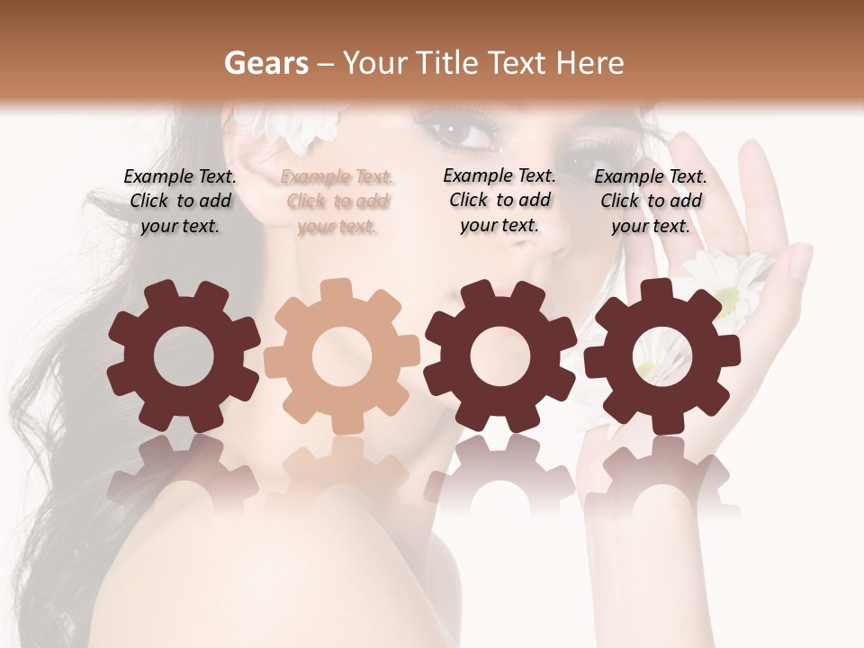 Aroma Sexy White PowerPoint Template