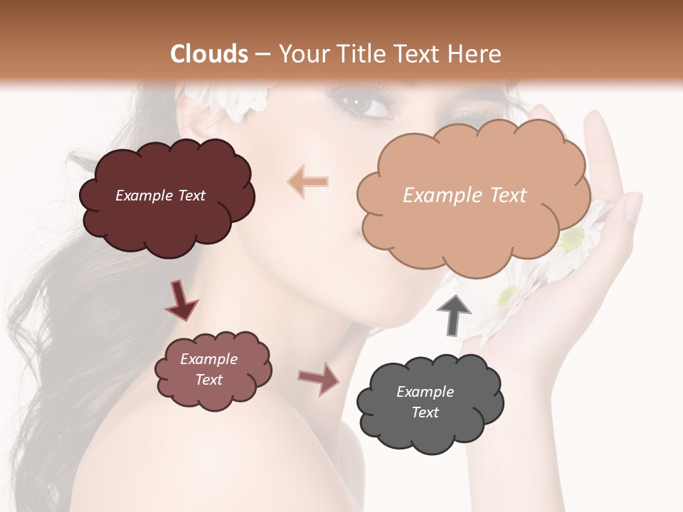 Aroma Sexy White PowerPoint Template