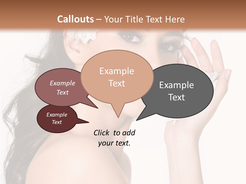 Aroma Sexy White PowerPoint Template