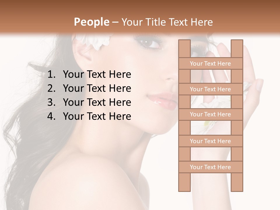 Aroma Sexy White PowerPoint Template