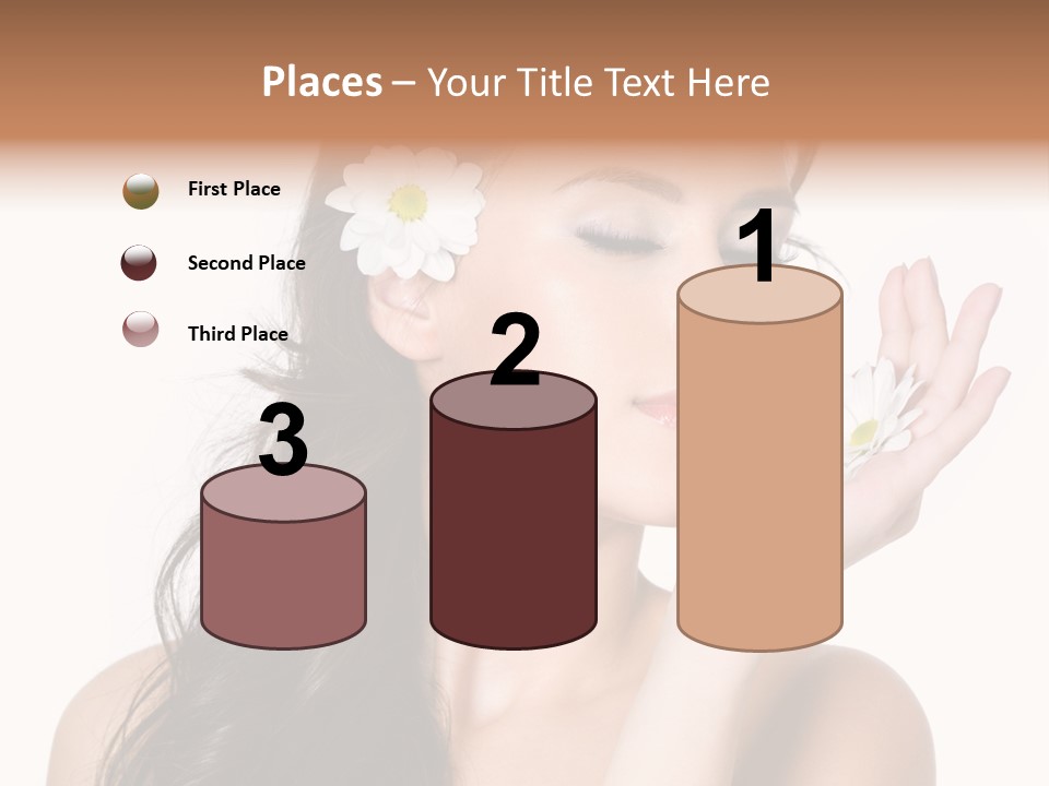 Skin Bodycare Caucasian PowerPoint Template