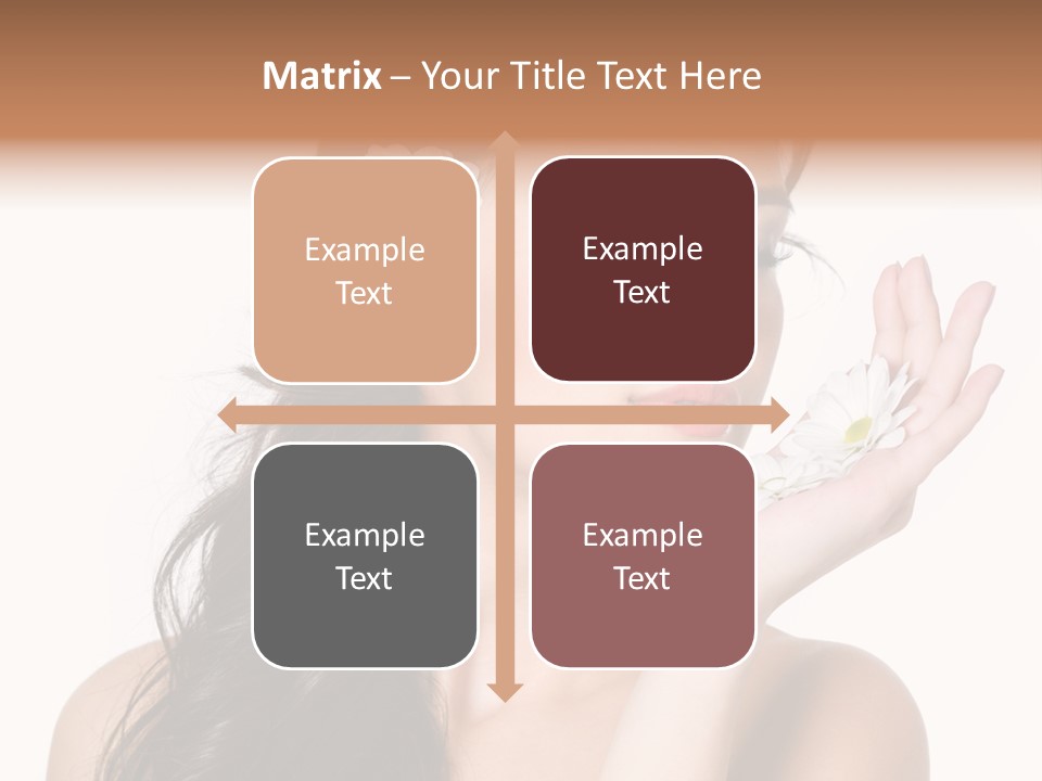 Skin Bodycare Caucasian PowerPoint Template