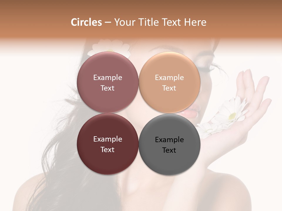 Skin Bodycare Caucasian PowerPoint Template