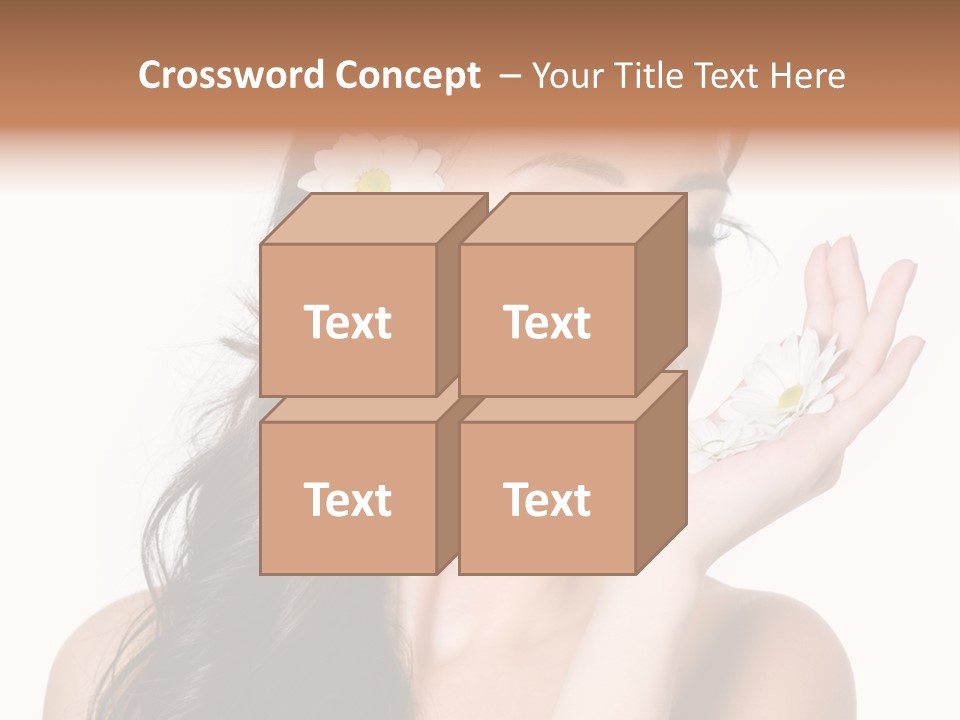 Skin Bodycare Caucasian PowerPoint Template