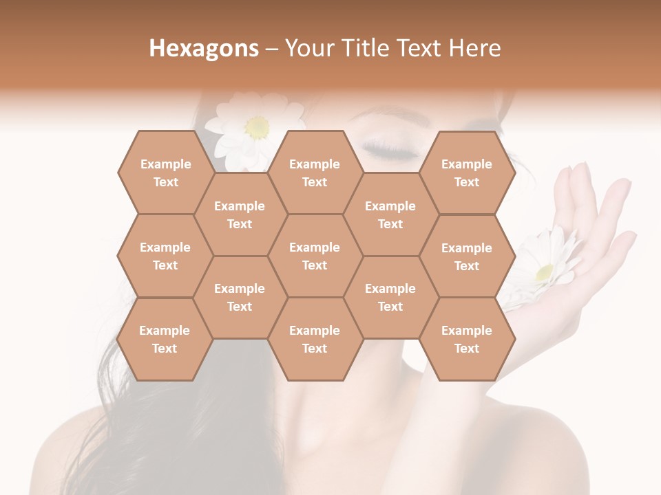 Skin Bodycare Caucasian PowerPoint Template