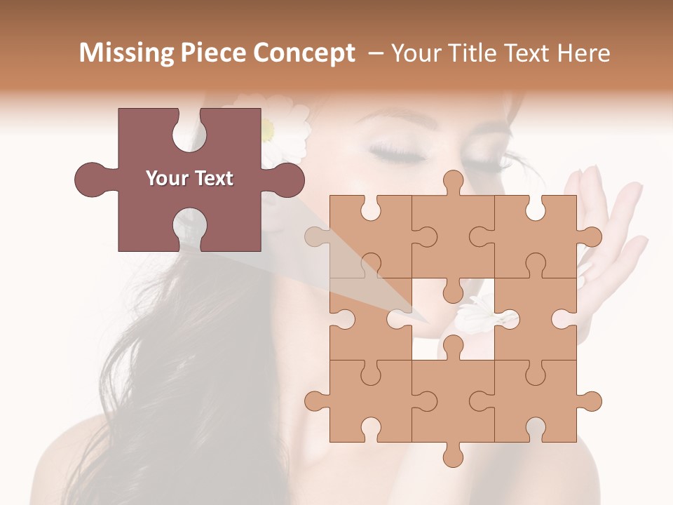 Skin Bodycare Caucasian PowerPoint Template